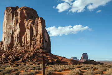 Wall Mural - The Valley Drive approaching Elephant Butte