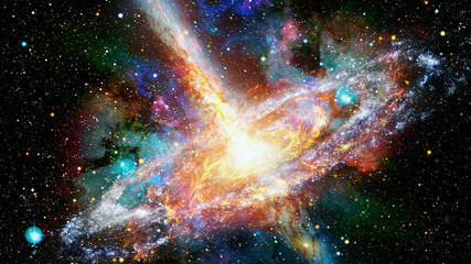 Wall Mural - pulsar in the nebula. elements of this image furnished by nasa
