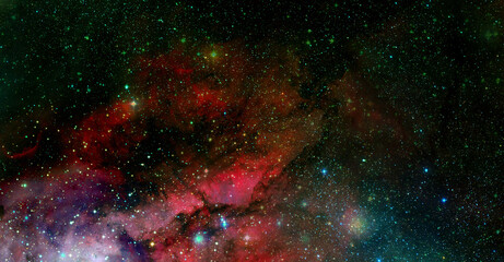 Wall Mural - Space nebula. Elements of this image were furnished by NASA.