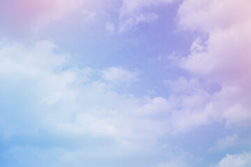Wall Mural - cloud background with a pastel colour