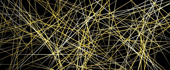 Abstract fractal background with various color lines. illustration technology.