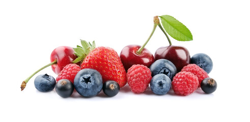 Wall Mural - Mix of berry.