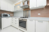 Fototapeta Panele - Modern, bright, clean, kitchen interior 