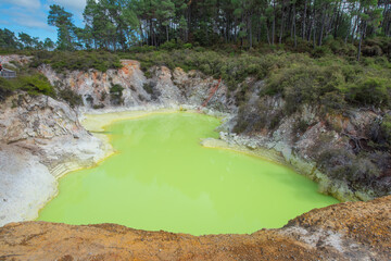 Devils Pool / Geothermalgebiet Wai-O-Tapu in Neuseeland / Geothermal area Wai-O-Tapu in New Zealand
