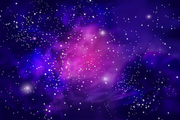 vector illustration of the infinite universe and milky way. abstract barred spiral,space exploring,s