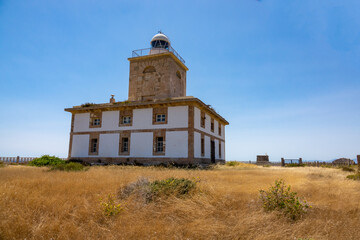 Poster - Lighthouse of Tabarca built in 1857. It is in the province of Alicante, Spain.