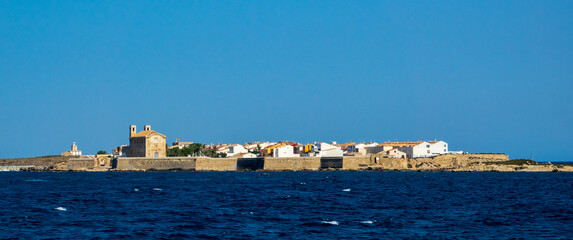 Wall Mural - Island of Tabarca in Spain. Crystal-clear turquoise water. Province of Alicante. Spain