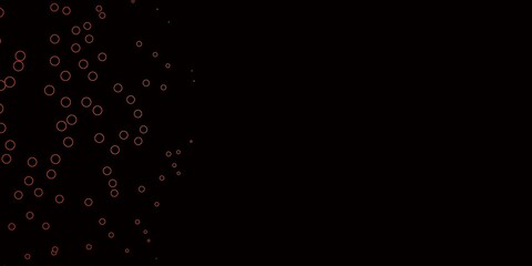 Dark Blue, Yellow vector layout with circle shapes. Illustration with set of shining colorful abstract spheres. Design for posters, banners.