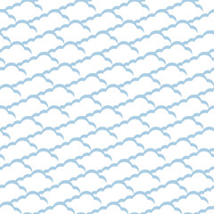 Bumpy cloud tile pattern seamless repeat background