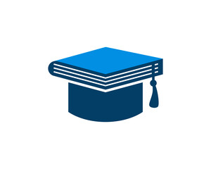 Book with graduation hat