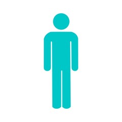 Vector illustration. Symbol that indicates male.