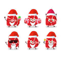 Poster - Santa Claus emoticons with meat cartoon character