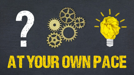 Poster - At your own pace 