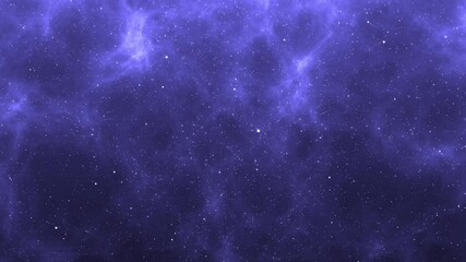 looped space motion background animation with stars and nebulas