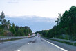 High way in sweden. E4 highway.