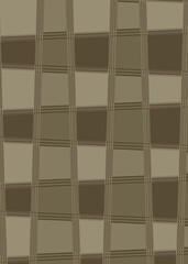 Wall Mural - brown graphic elements. dynamic lines. gradient banners with flowing liquid forms. template for the 