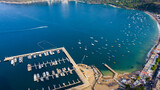 Fototapeta Na drzwi - Vista aerea del puerto de Acapulco en México