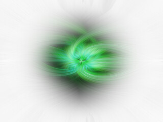 Wall Mural - colorful fractal abstract fiber circle background