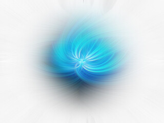 Wall Mural - colorful fractal abstract fiber circle background
