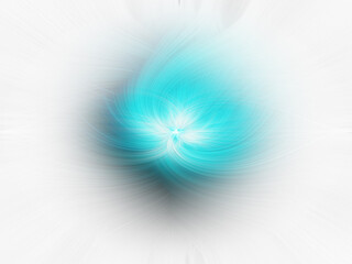 Wall Mural - colorful fractal abstract fiber circle background