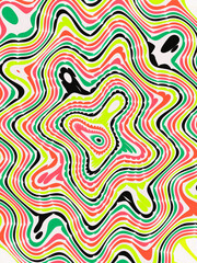 Wall Mural - colored graphic elements. dynamic lines. gradient banners with flowing liquid forms. template for th