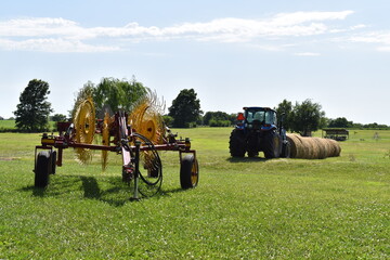 Wall Mural - Hay Harvest