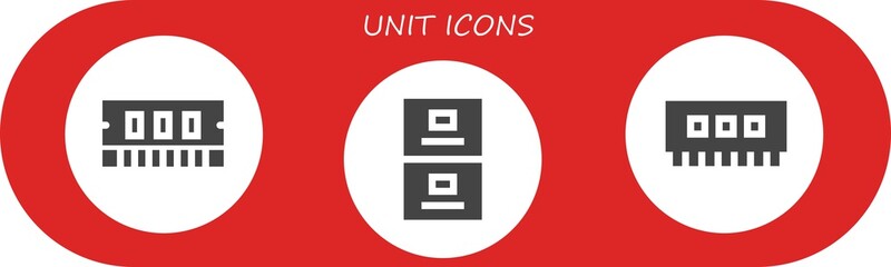 Poster - unit icon set