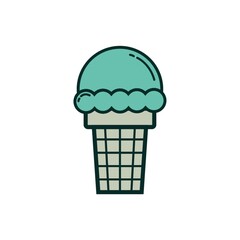 Wall Mural - Icecreamcone