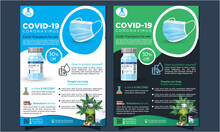 Medical Product Sale Or Coronavirus Covid-19 Flyer Template