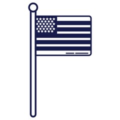 Canvas Print - Usaflag