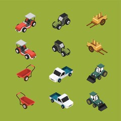 Sticker - Isometric field equipments