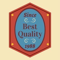 Sticker - Best quality label