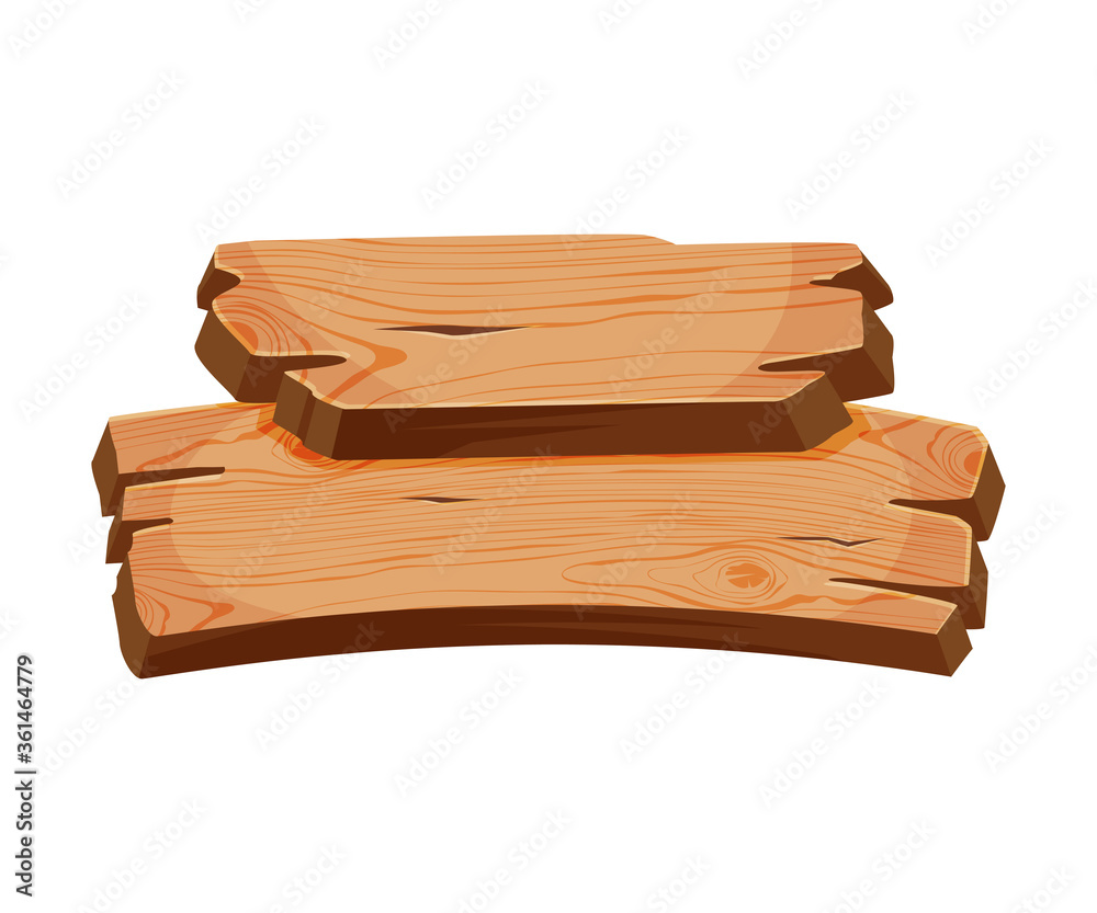 Vintage Blank Wooden Signboard, Wood Panel with Place for Your Message,  Natural Texture Sign Vector Illustration Stock Vector | Adobe Stock, image size:1000x833