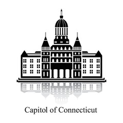 Sticker - Capitol of connecticut