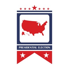 Poster - Presidential election label