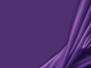beautiful smooth elegant wavy violet purple satin silk luxury cloth fabric texture with violet backg