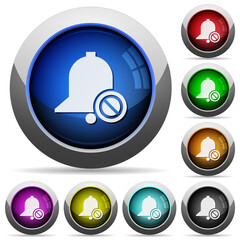 Poster - Disable reminder round glossy buttons