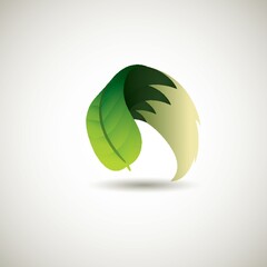 Poster - Leaf icon