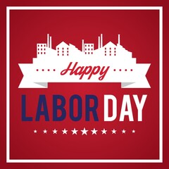 Happy labor day design