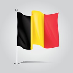 Sticker - Belgium flag