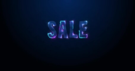 Wall Mural - black friday sale. electric lightning words. logotype. high quality 4k footage