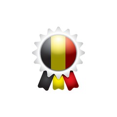 Poster - Belgium rosette