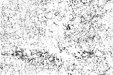 Poster - Grunge surface texture with noise, grit and dirt, grains of sand. Abstract monochrome uneven background. Vector illustration. Overlay template.