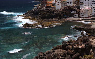 Gran Canaria, steep coast of Galdar munucipality in the north west of the island