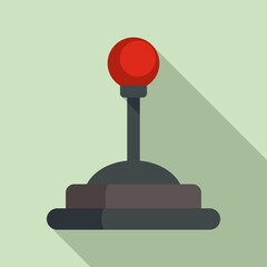 Poster - video game joystick icon. flat illustration of video game joystick vector icon for web design