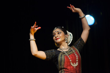 Wall Mural - A highly talented odissi dancer