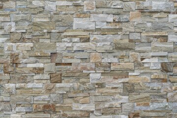 Canvas Print - Modern stone wall texture background