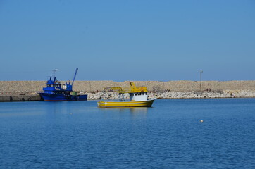 fishing ship in balcksea