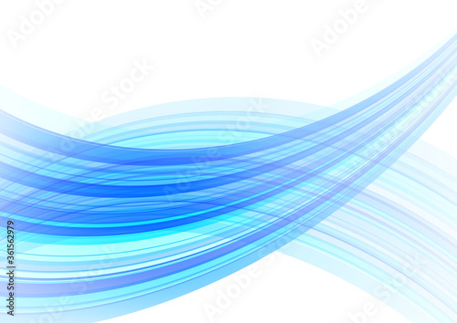 青色の幾何学模様抽象背景波形素材 Stock Vector Adobe Stock