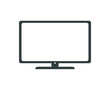 Tv vector design .  Flat tv icon.  Home technology icon. 